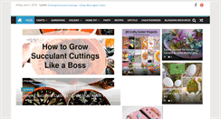 Desktop Screenshot of diycraftyprojects.com